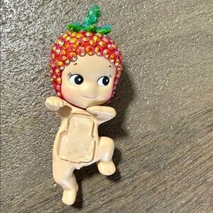 Bedazzled Sonny Angel Hippers Tomato Harvest Series Themed Figurine